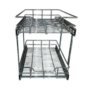 18'' TWO TIER WIRE BASKET SOFT CLOSE (H: 18 1/4" - W: 17 1/2" - D: 22")