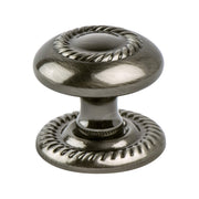 Advantage Plus Four Brushed Black Nickel Roped Knob