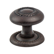 Advantage Plus Four Rust Glaze Roped Knob