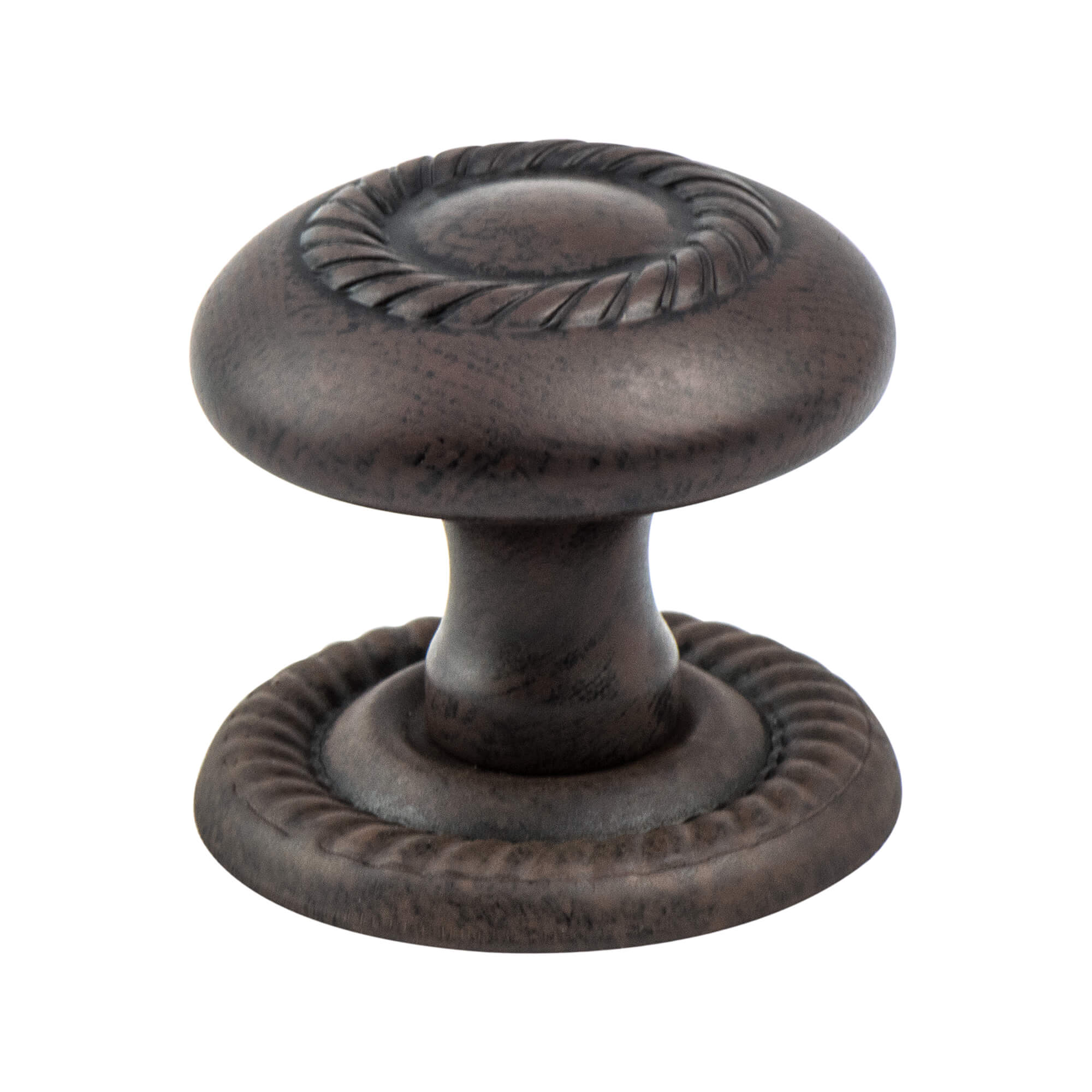 Advantage Plus Four Rust Glaze Roped Knob
