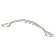 Transitional Advantage Three 96mm CC Brushed Nickel Rounded End Pull