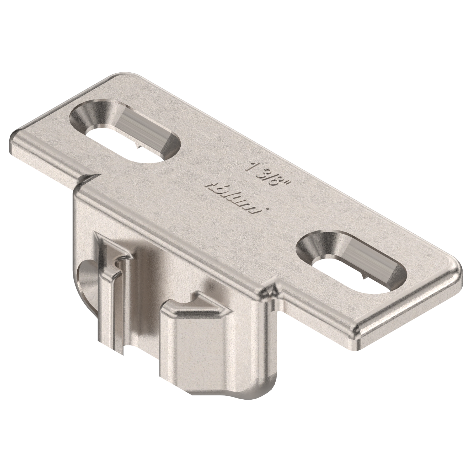 COMPACT 33 mounting plates 1-3/8'' Nickel