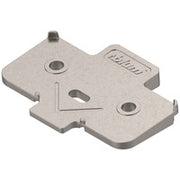 Angled spacer wedges for negative & positive angled hinges +5 Degree wedge 4mm Nickel