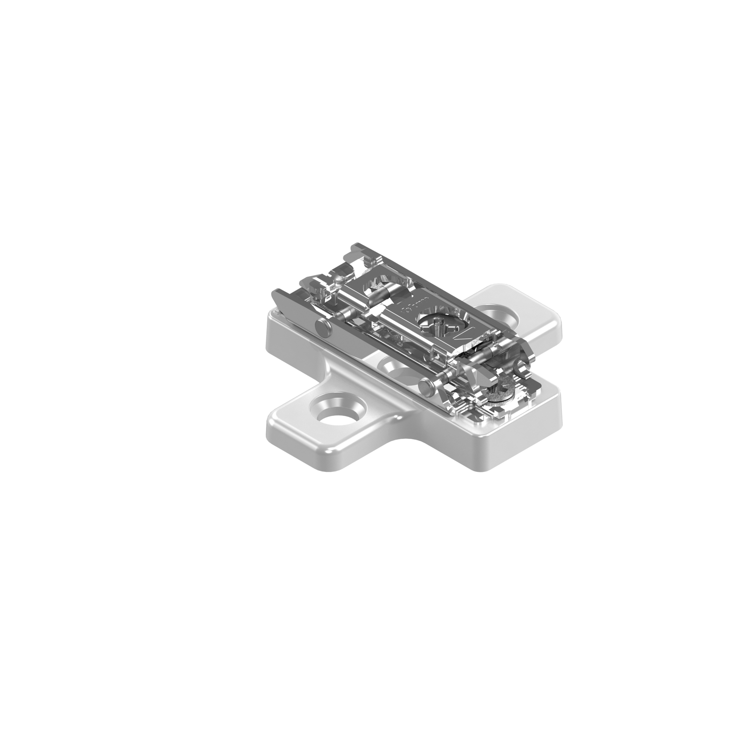 CLIP mounting plates NEW CAM height adjustable mounting plates 6mm Nickel
