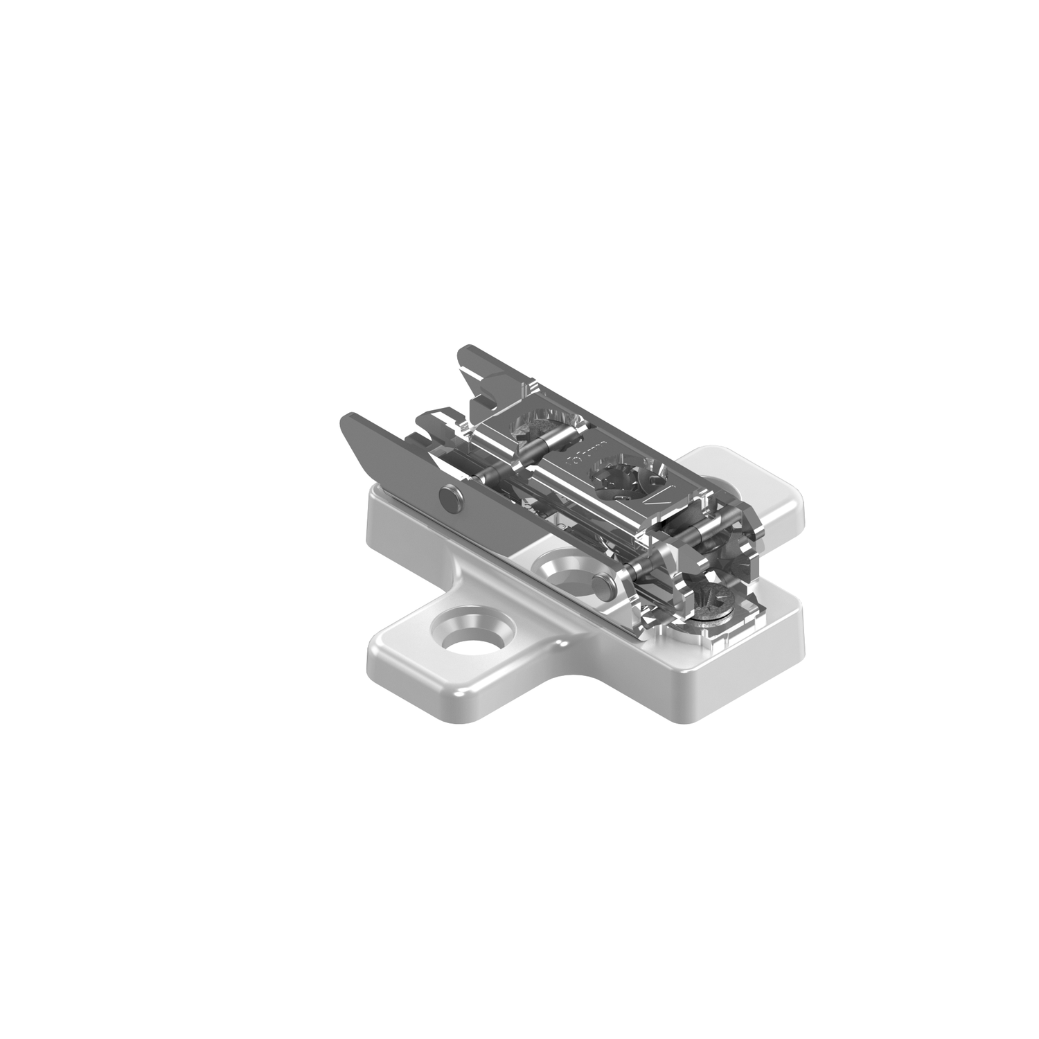 CLIP mounting plates NEW CAM height adjustable mounting plates 9mm Nickel