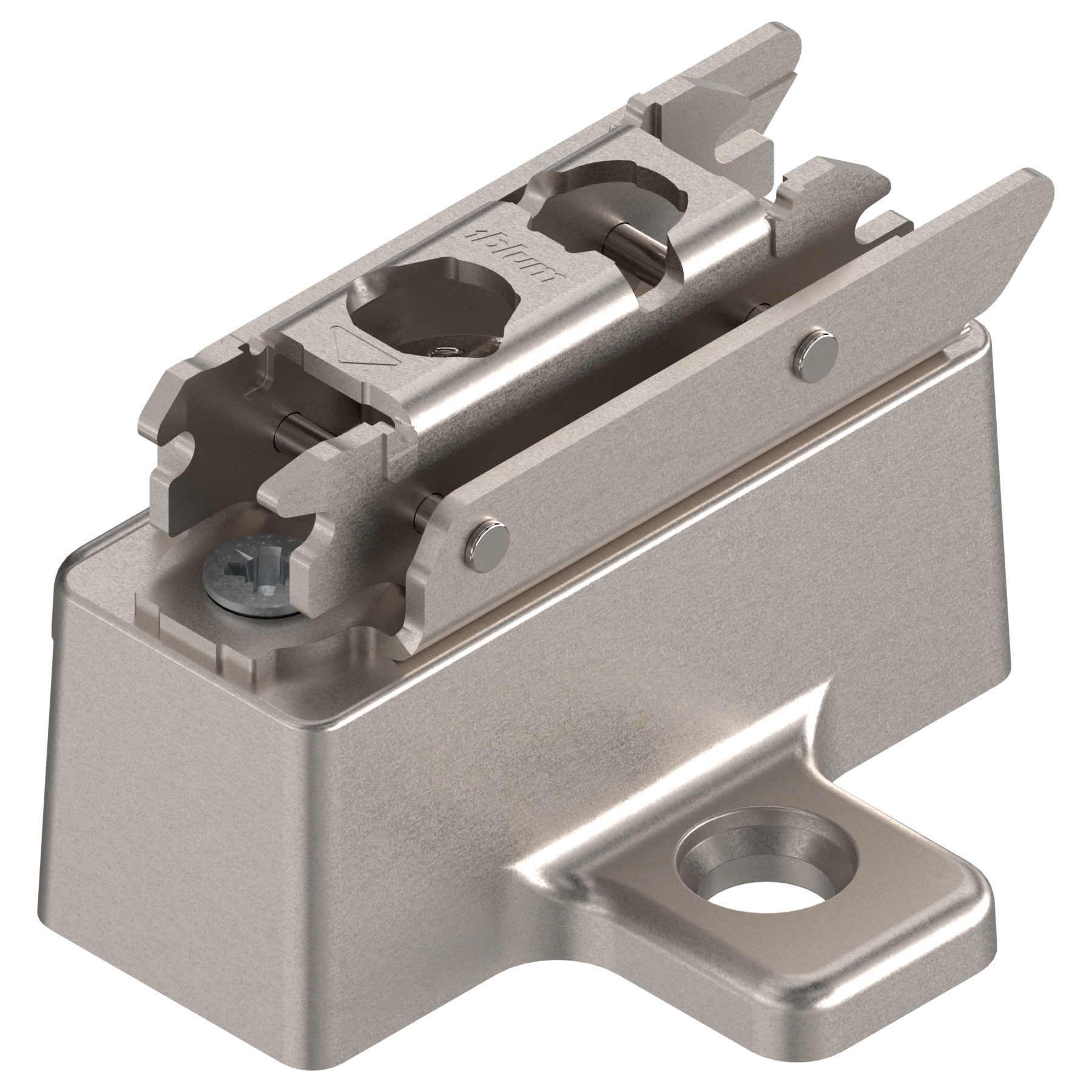 CLIP mounting plates NEW CAM height adjustable mounting plates 22mm Nickel