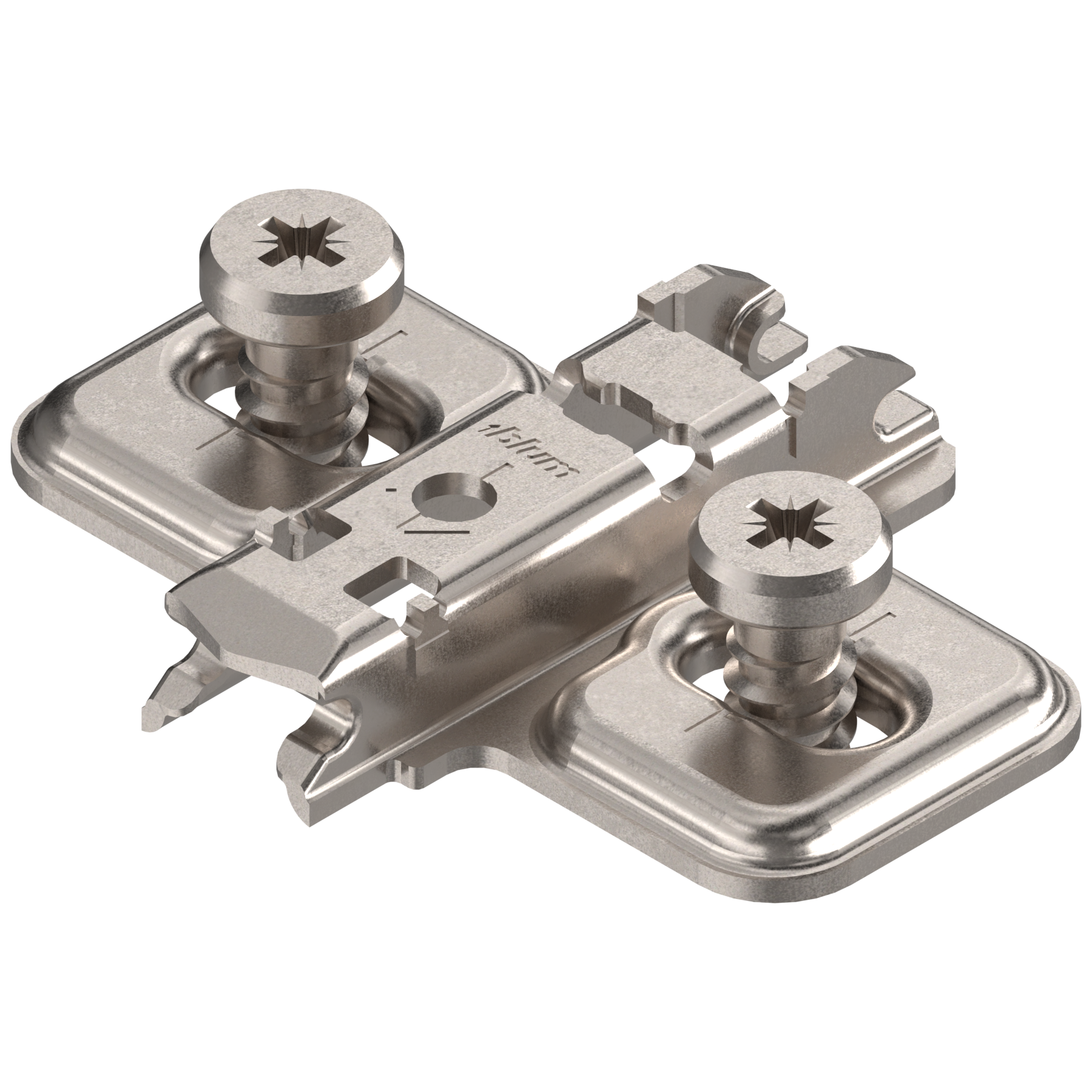 CLIP wing mounting plates System screw 0mm Nickel
