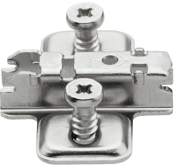 CLIP wing mounting plates System screw 3mm Nickel