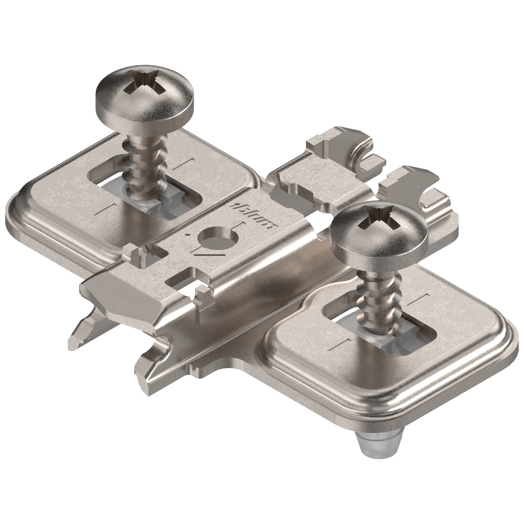 CLIP mounting plates EXPANDO mounting plates 0mm Nickel
