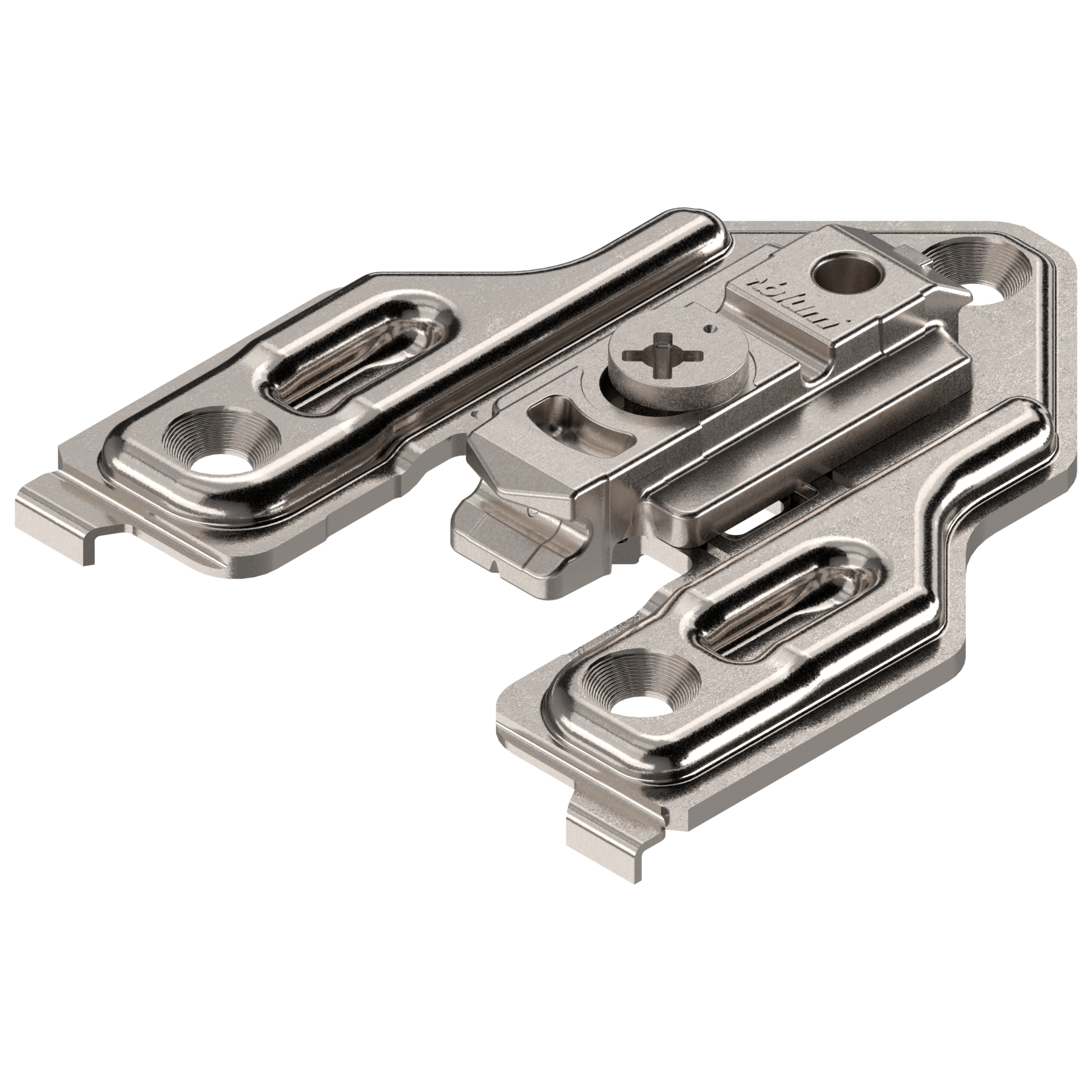 CLIP mounting plates Cam height adjustable mounting plates for face frame applications 0mm Nickel