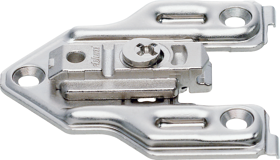 CLIP mounting plates Cam height adjustable mounting plates for face frame applications 0mm Nickel