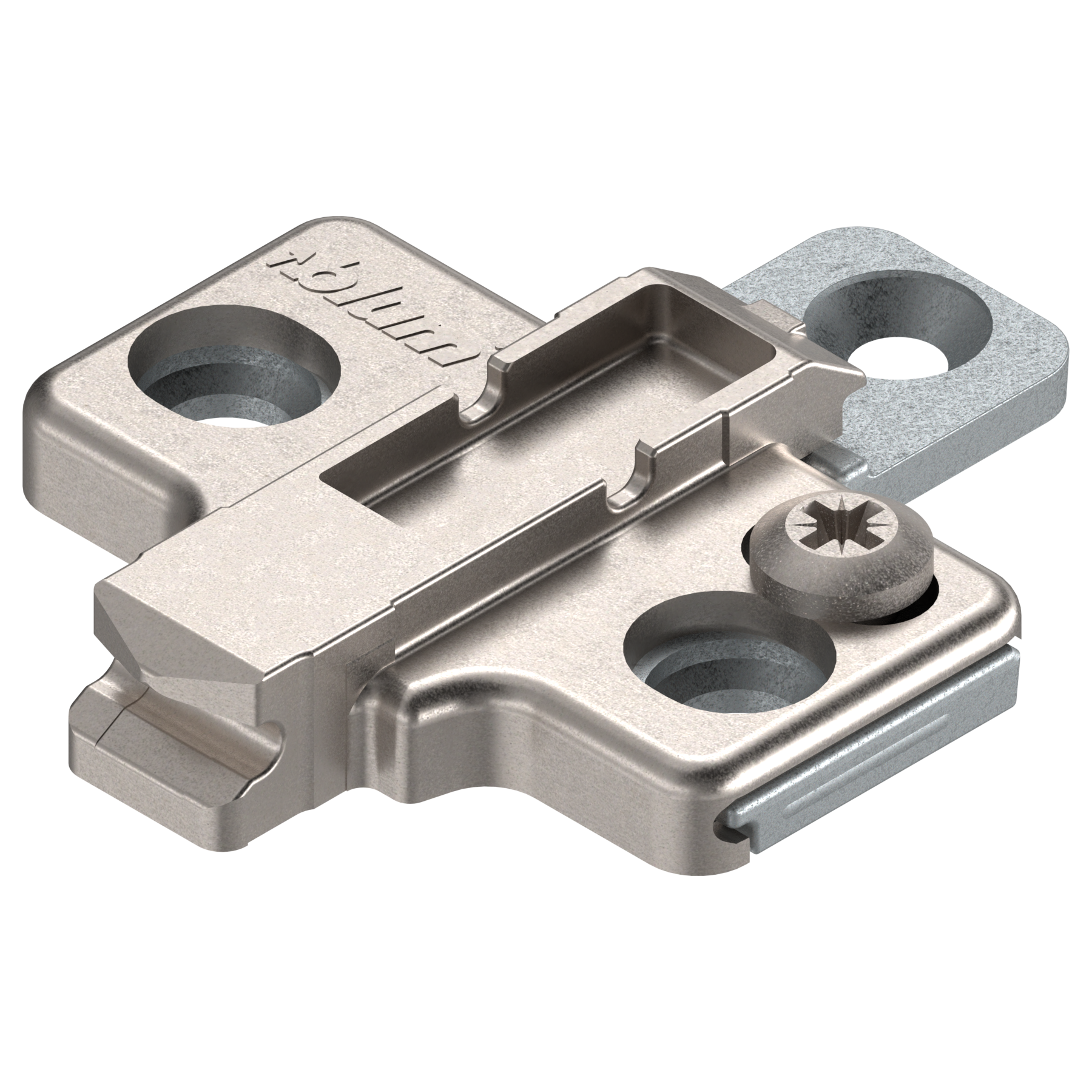 CLIP mounting plates Wing mounting plates 0mm Nickel system screw