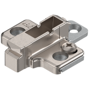 CLIP mounting plates Wing mounting plates 6mm Nickel system screw