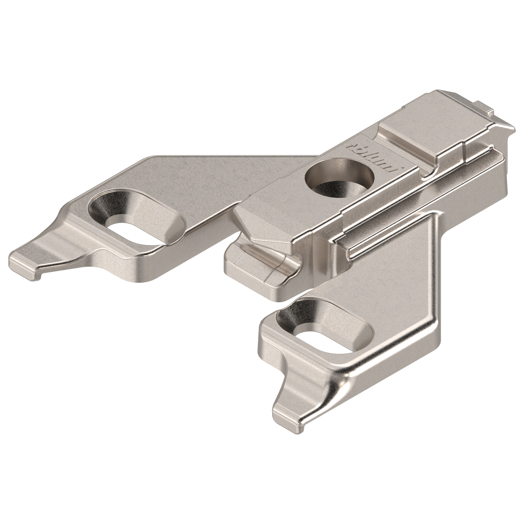 CLIP mounting plates Mounting plates for face frame applications 0mm Nickel