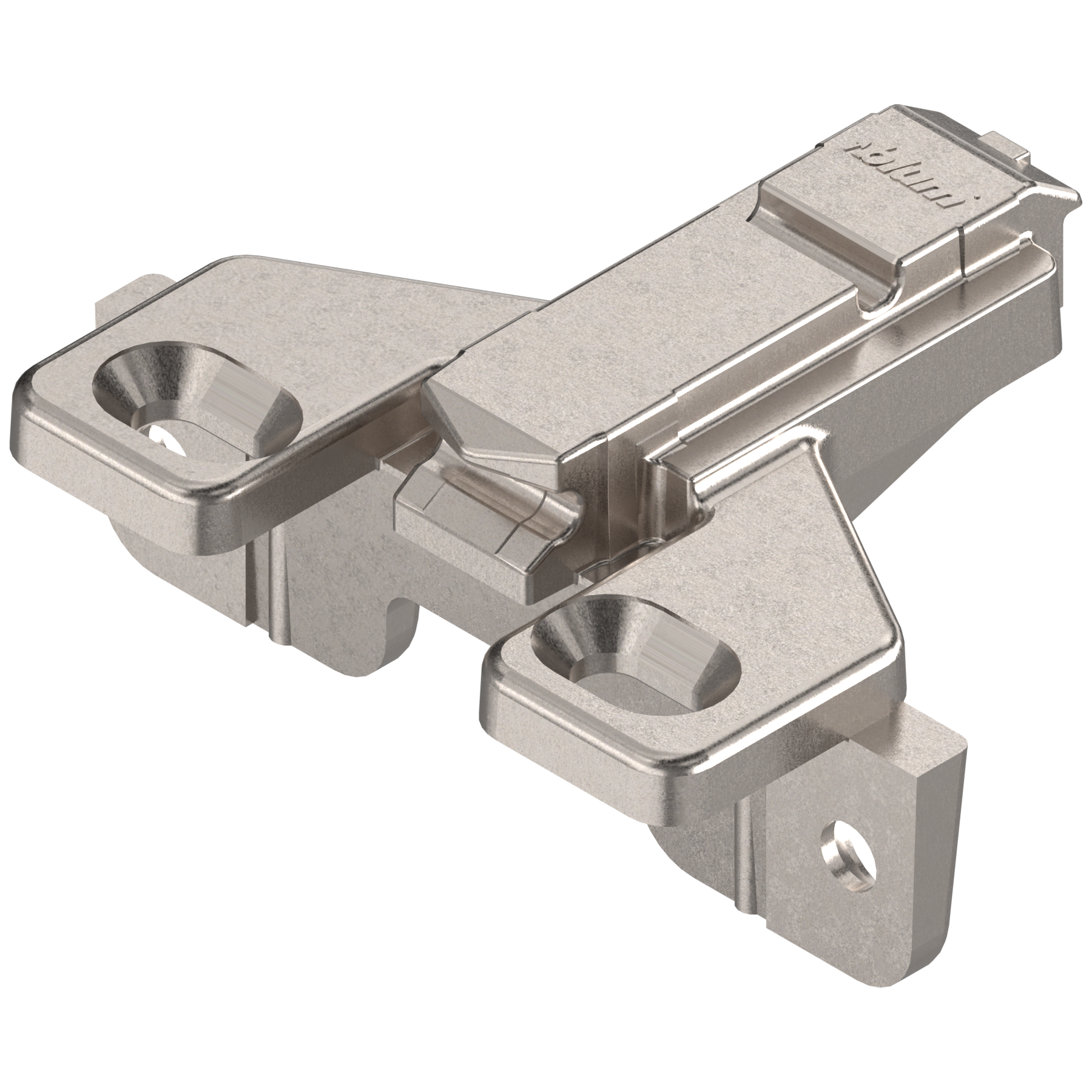 CLIP mounting plates Mounting plates for face frame applications 0mm Nickel with flange