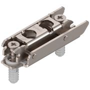 CLIP mounting plates Straight in-line dowel Expando plates 20mm setback 3mm Nickel