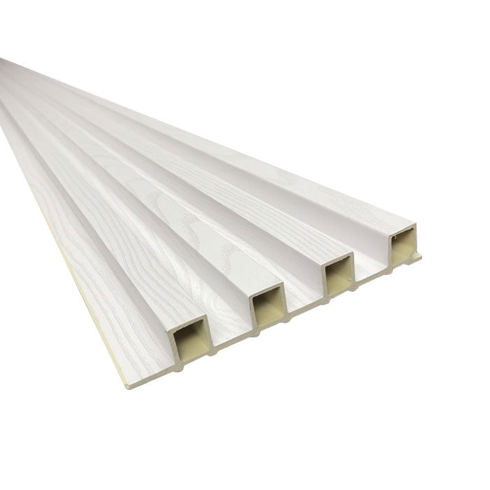 WOOD PANEL PVC WHITE 1/8 9.5 FT x 6.29 Inch