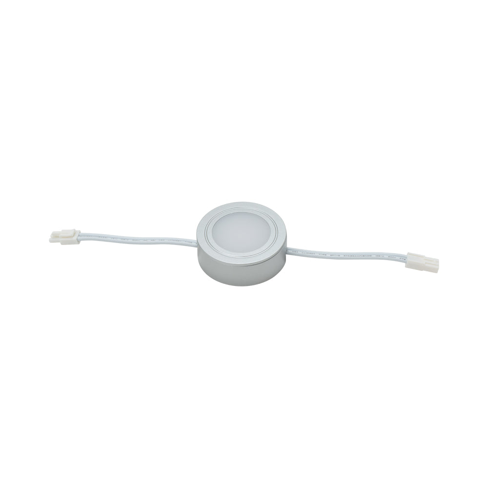 Light Round Plastic Silver Warm White