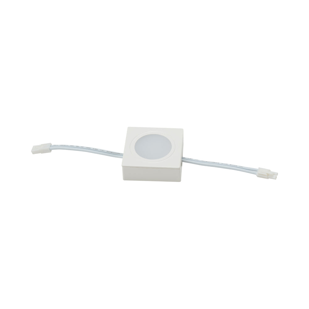 Light Square Plastic White Clear White