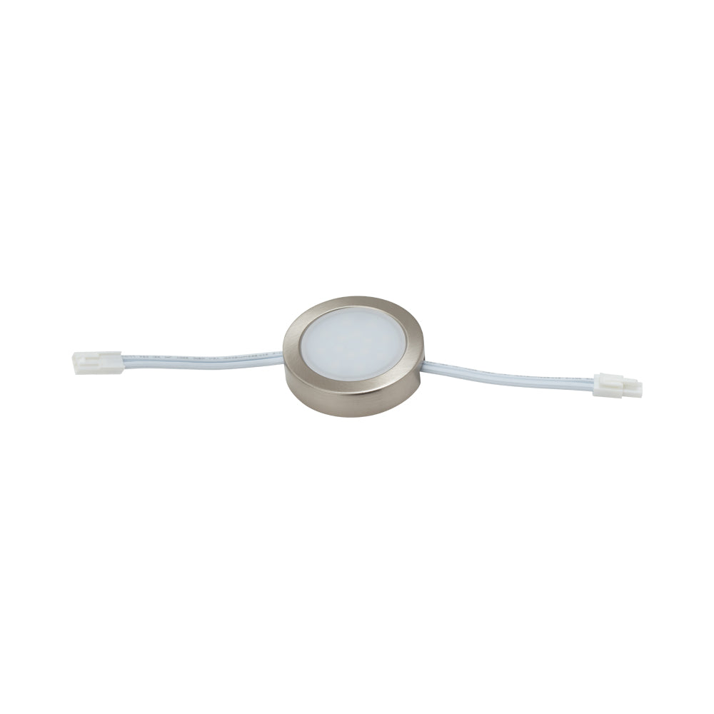 Light Round Steel Clear White