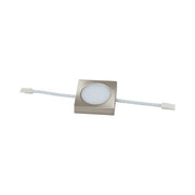 Light Square Steel Clear White