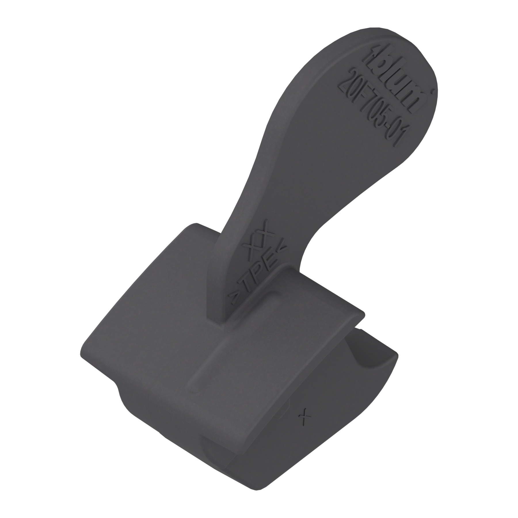 AVENTOS HF accessories Restriction clip 104° Deep Grey