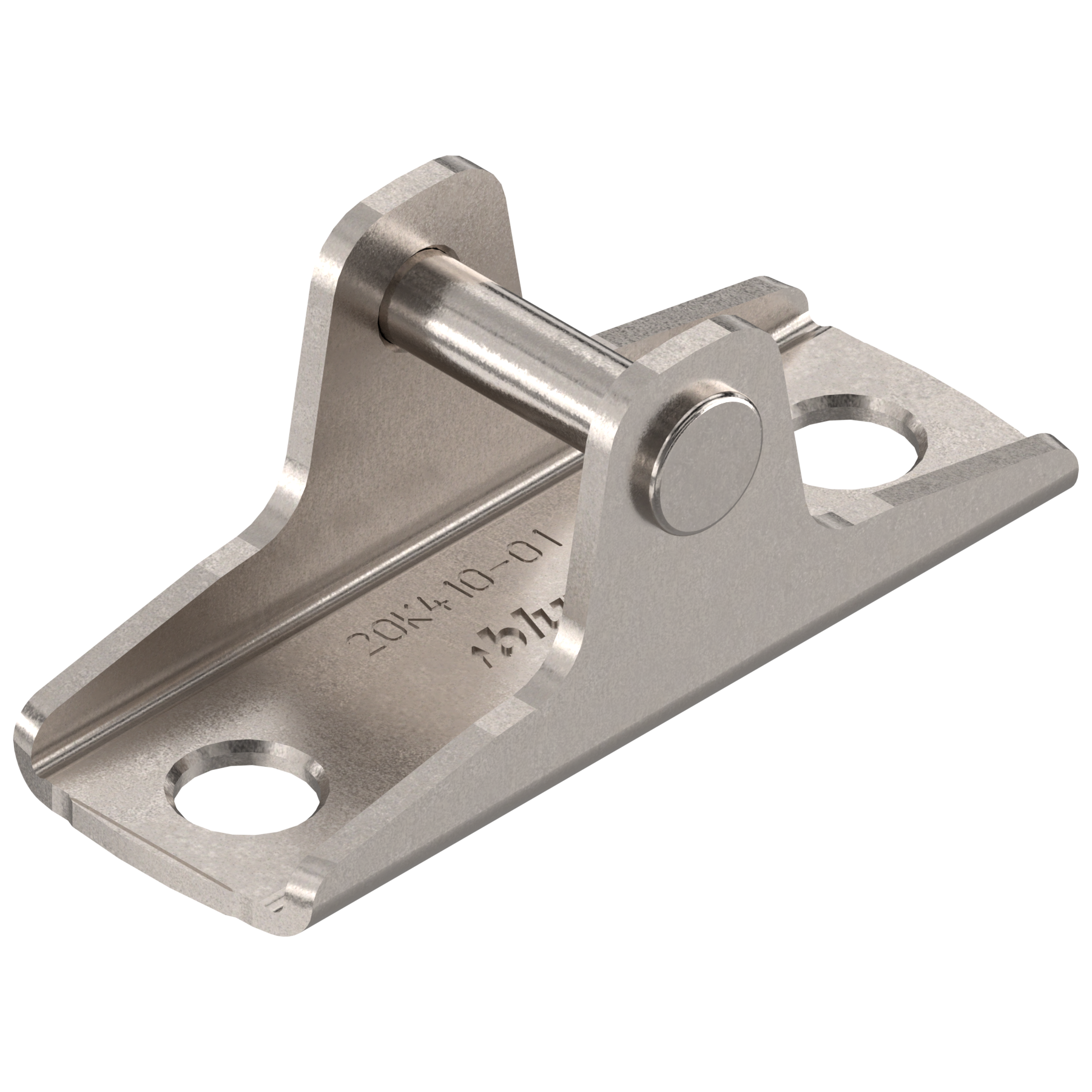AVENTOS HK-XS accessories Door mounting plates Wood/wide alu Nickel