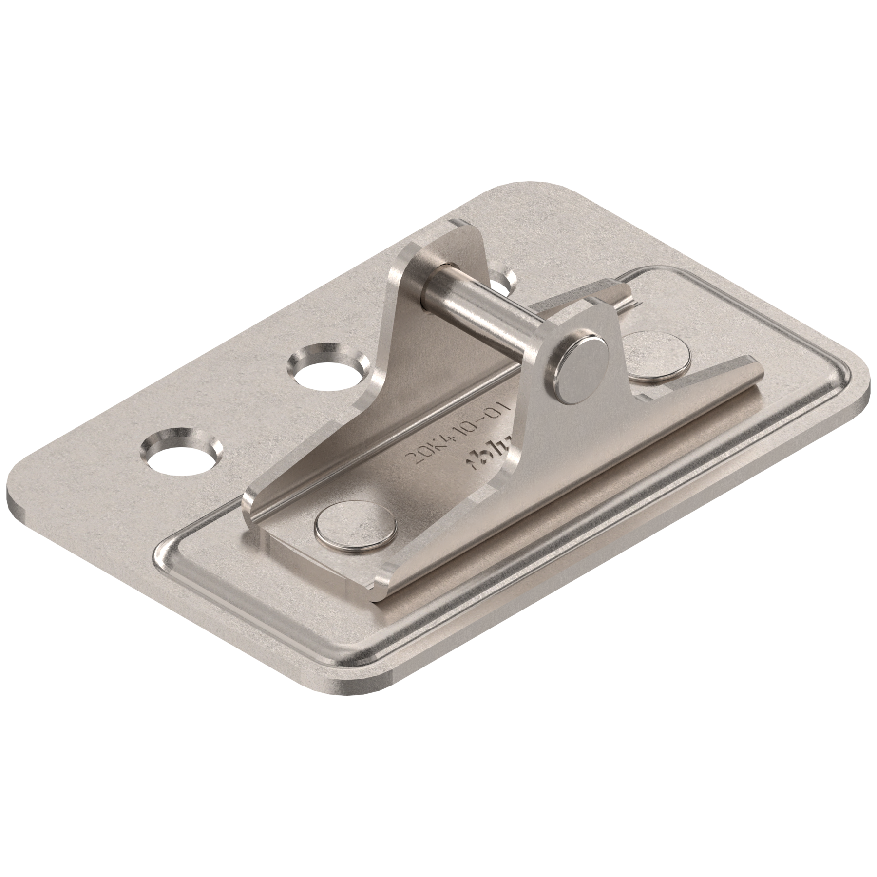 AVENTOS HK-XS accessories Door mounting plates FF - large OL Nickel