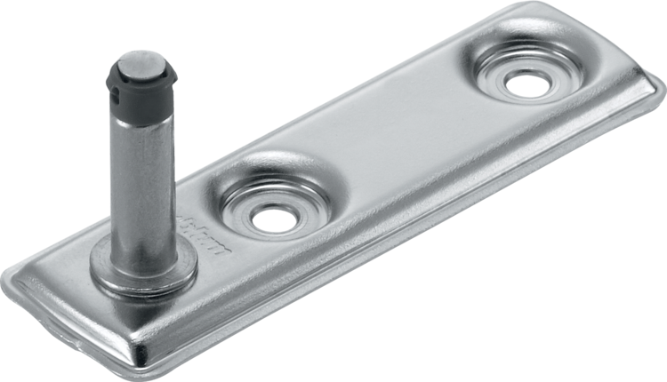 AVENTOS HK-XS accessories Cabinet mounting plates Screw-on Nickel