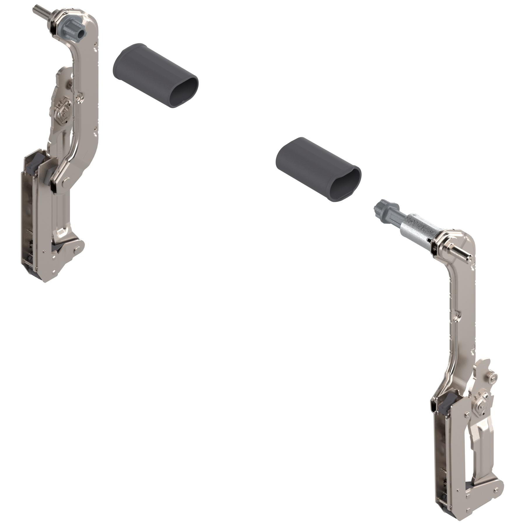 AVENTOS HL Arm assembly Nickel Cabinet Height 11-13/16" to 13-3/4"