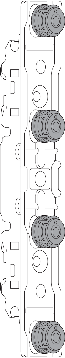 AVENTOS HK/HL/HS hardware set EXPANDO T Nickel