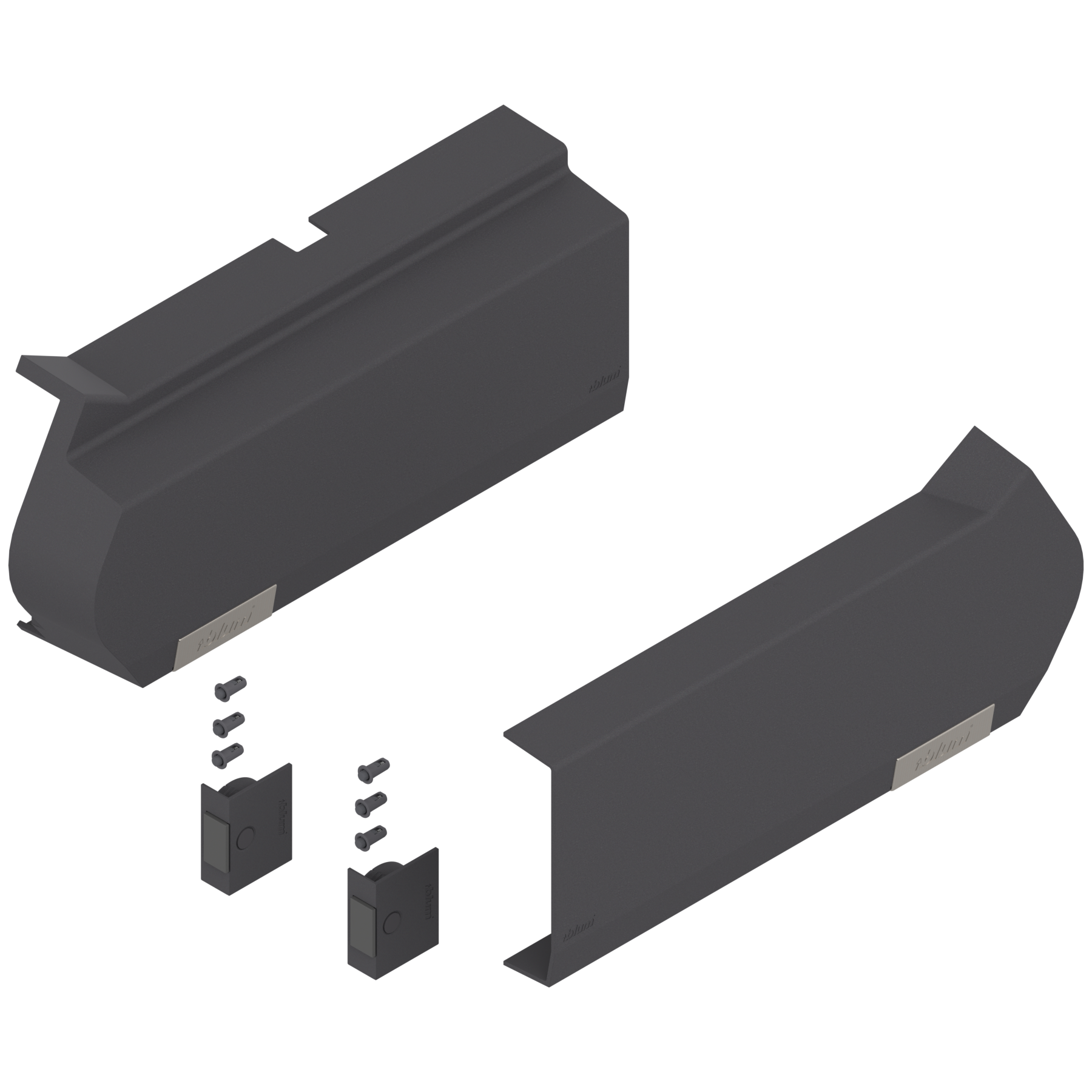 SERVO-DRIVE for AVENTOS HF Cover set Light Grey / Deep Grey
