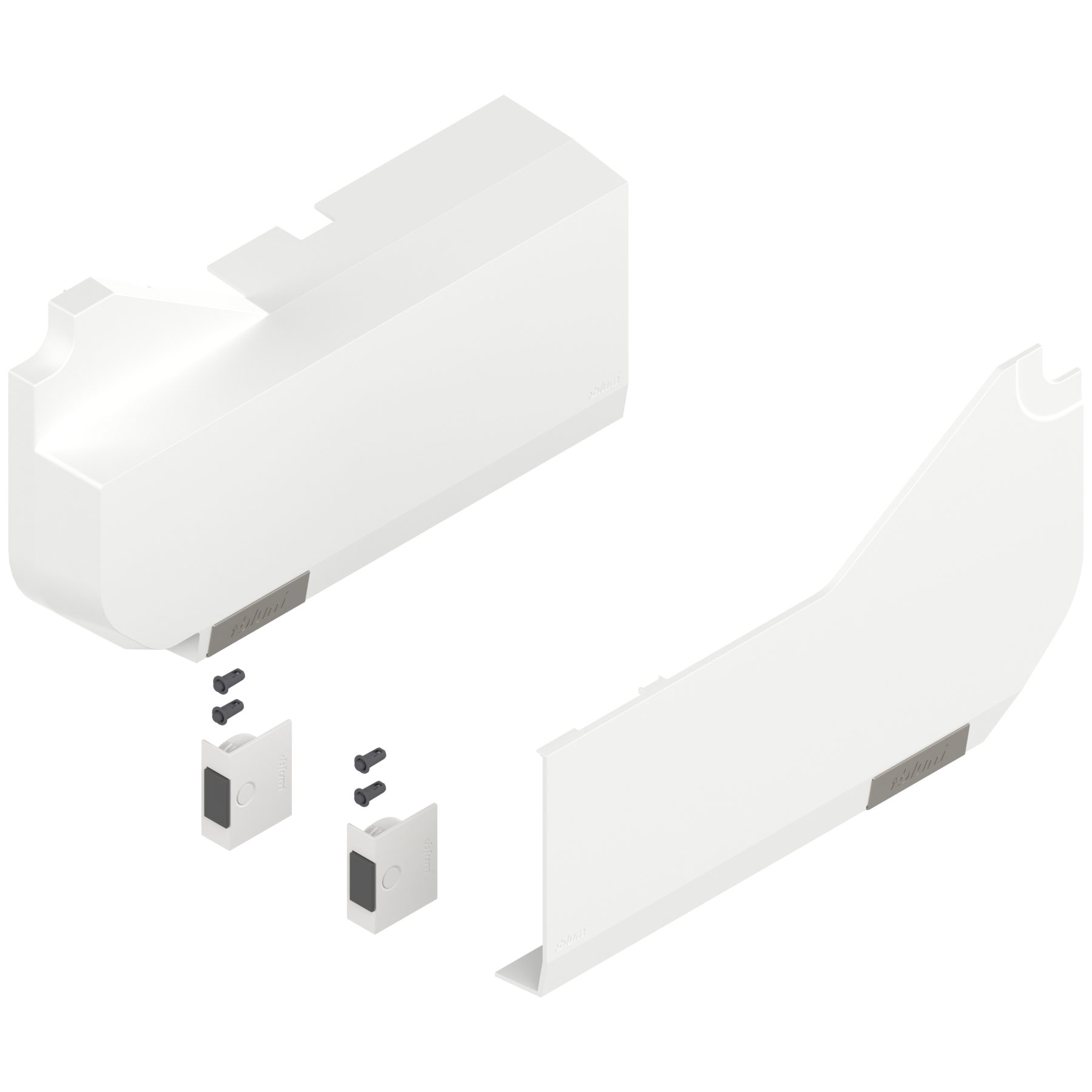 SERVO-DRIVE for AVENTOS HL Cover set Light Grey / Deep Grey