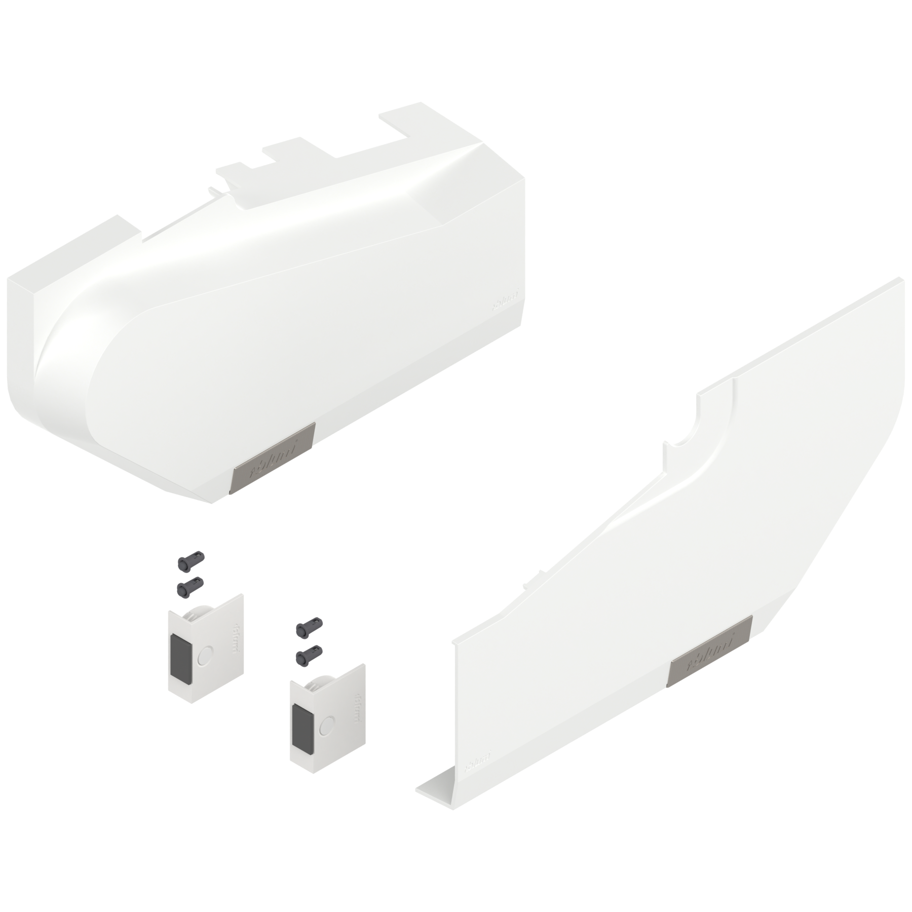 SERVO-DRIVE for AVENTOS HS Cover set Light Grey / Deep Grey