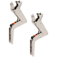 AVENTOS HS top up & over lift system, lever (Set), CH=350-800 mm, non-handed+Nickel-plated