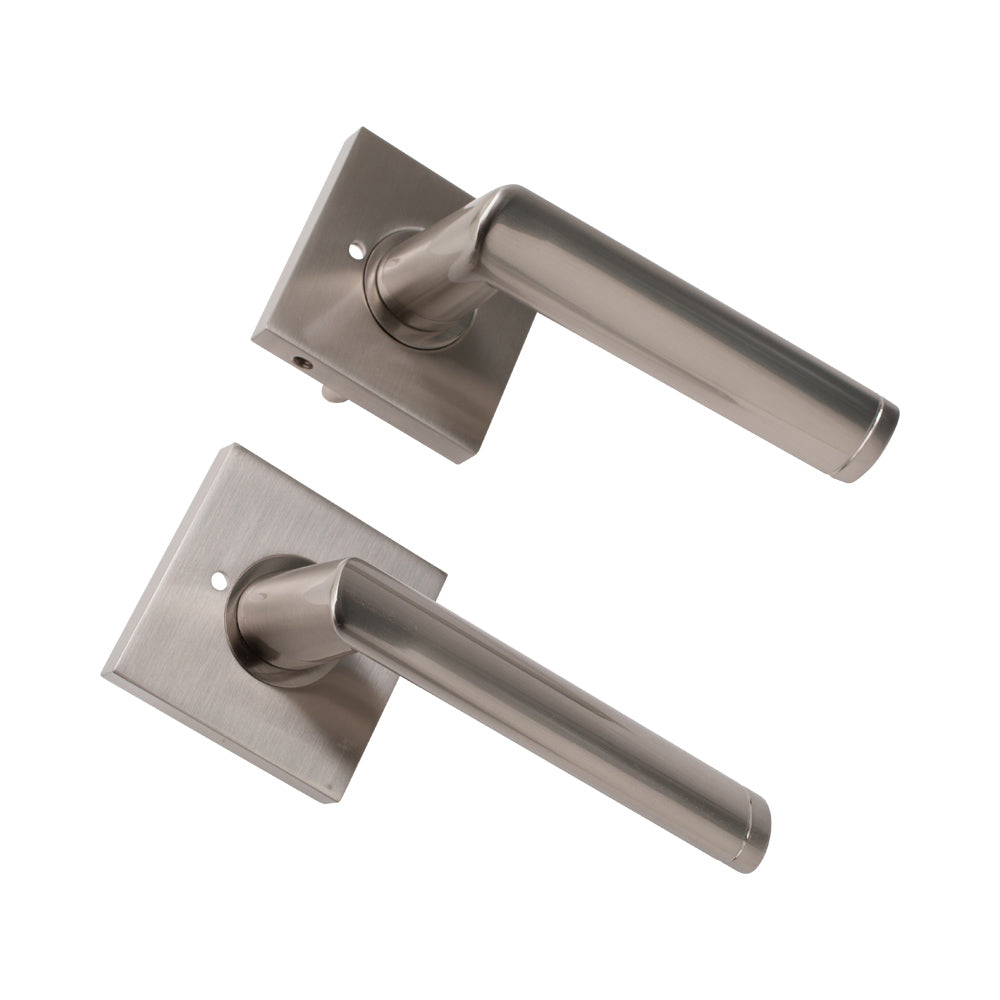 Door Lever Catania Privacy Satin Nickel