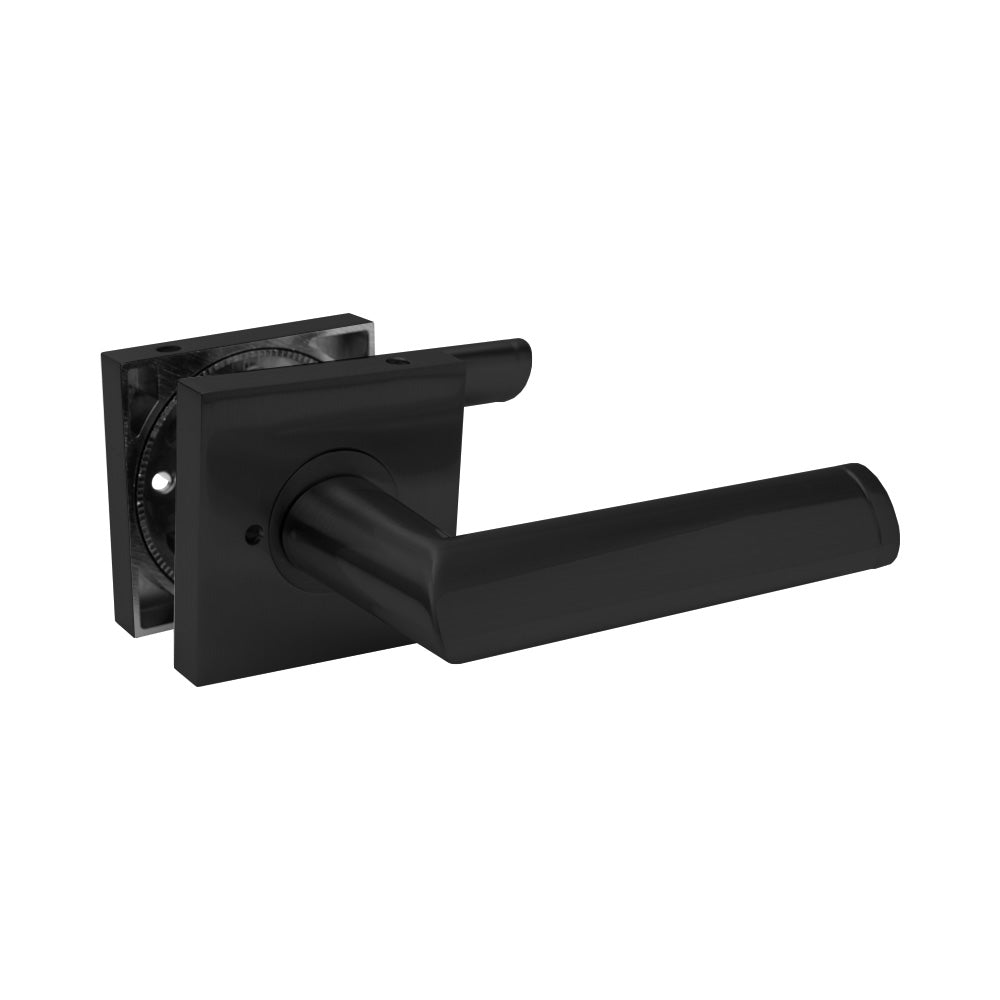Door Lever Catania Passage Black Matte