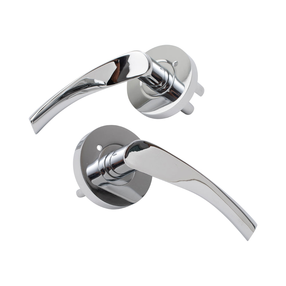 Door Lever Florence Privacy Chrome