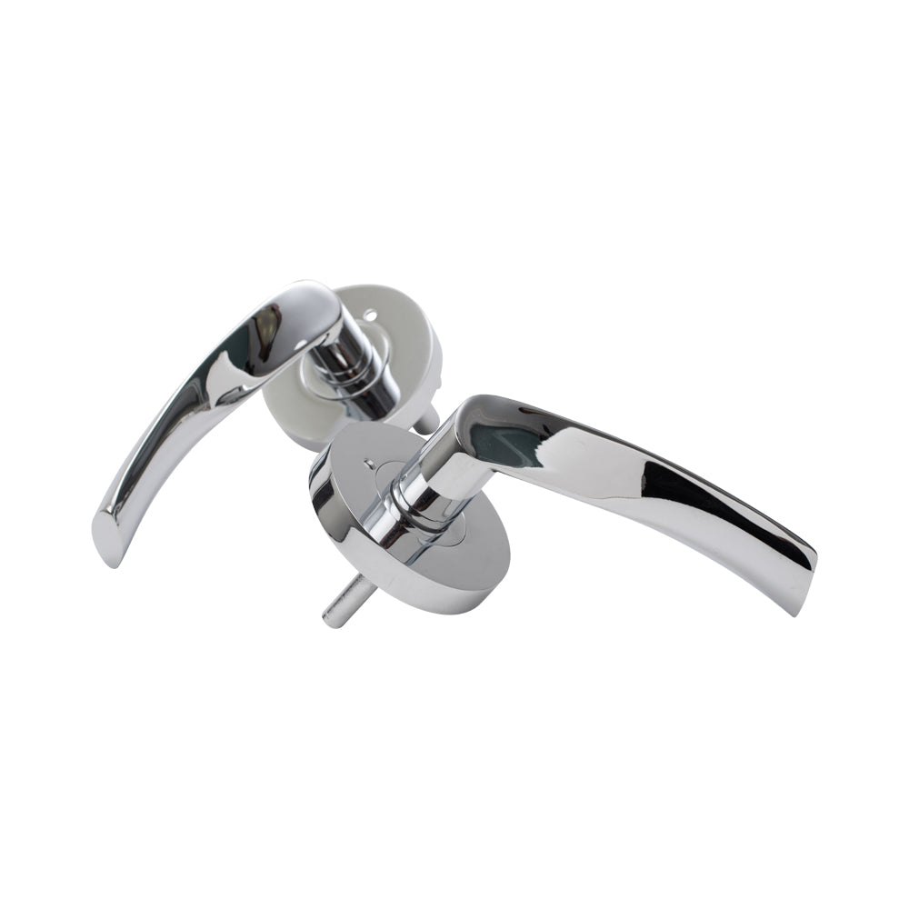 Door Lever Florence Privacy Chrome