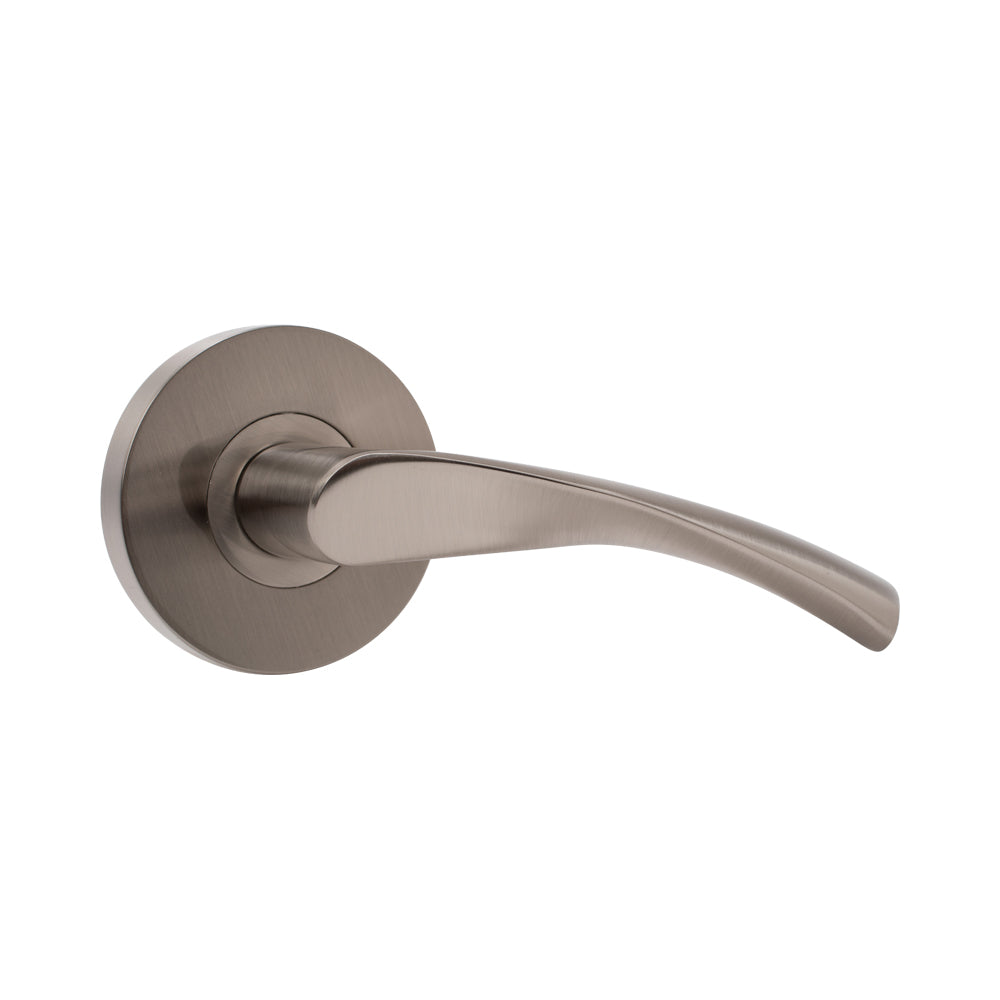 Door Lever Florence Passage Chrome