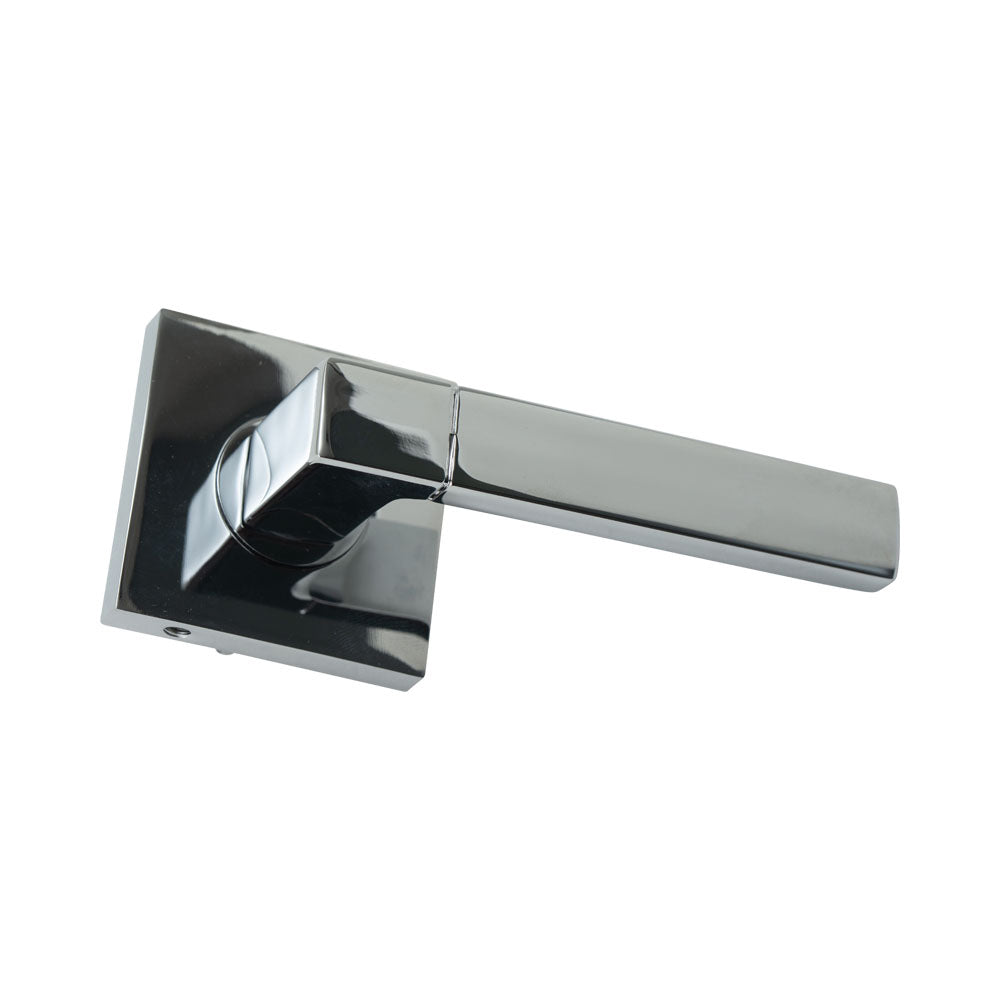 Door Lever Milano Passage Chrome
