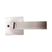 Door Lever Modica Privacy Satin Nickel