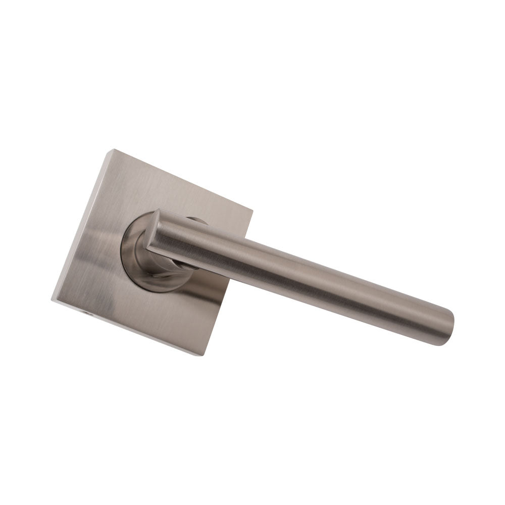 Door Lever Sienna Passage Satin Nickel