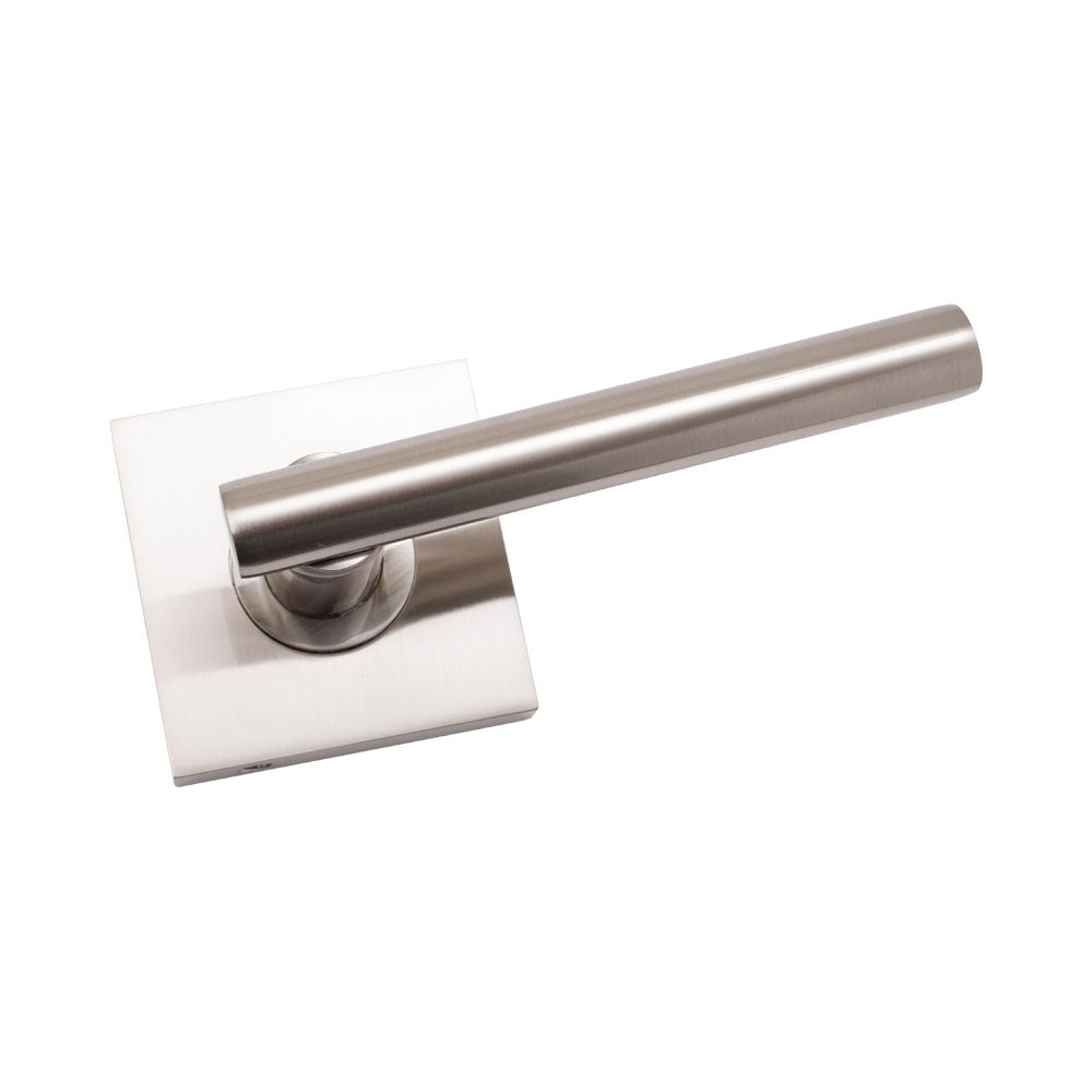 Door Lever Sienna Passage Satin Nickel