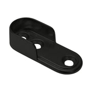 Oval Tube Support No Dowels MATT BLACK  250 x Bag