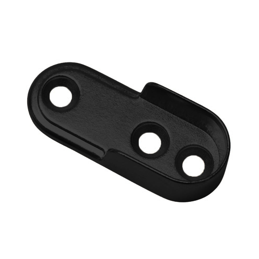 Oval Tube Support No Dowels MATT BLACK  250 x Bag