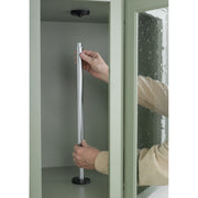 20 in White Polymer Full CirLazy Susans 3-Shelf White  20 in (508 mm) W x 20 in (508 mm) D x 31 in (787 mm) H