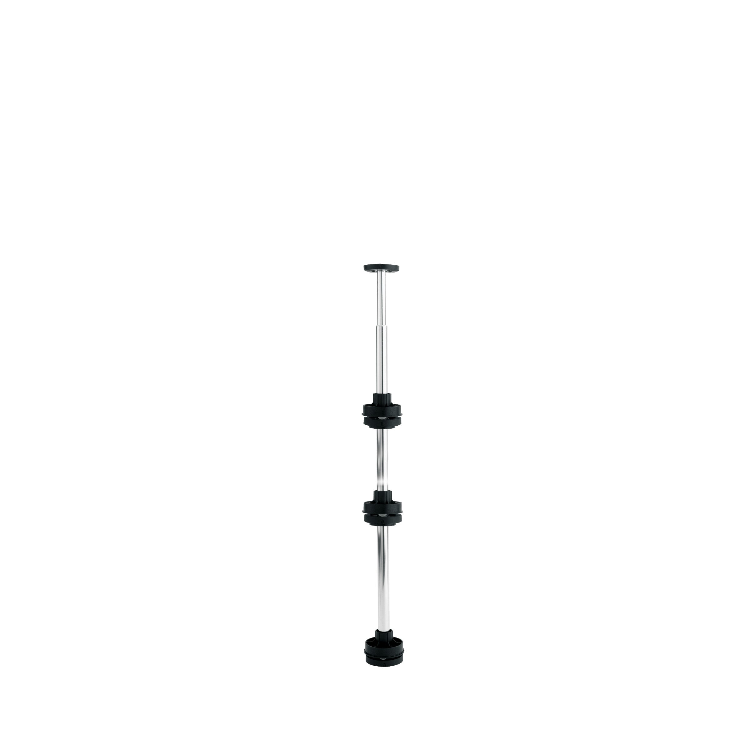 20 in White Polymer Full CirLazy Susans 3-Shelf White  20 in (508 mm) W x 20 in (508 mm) D x 31 in (787 mm) H