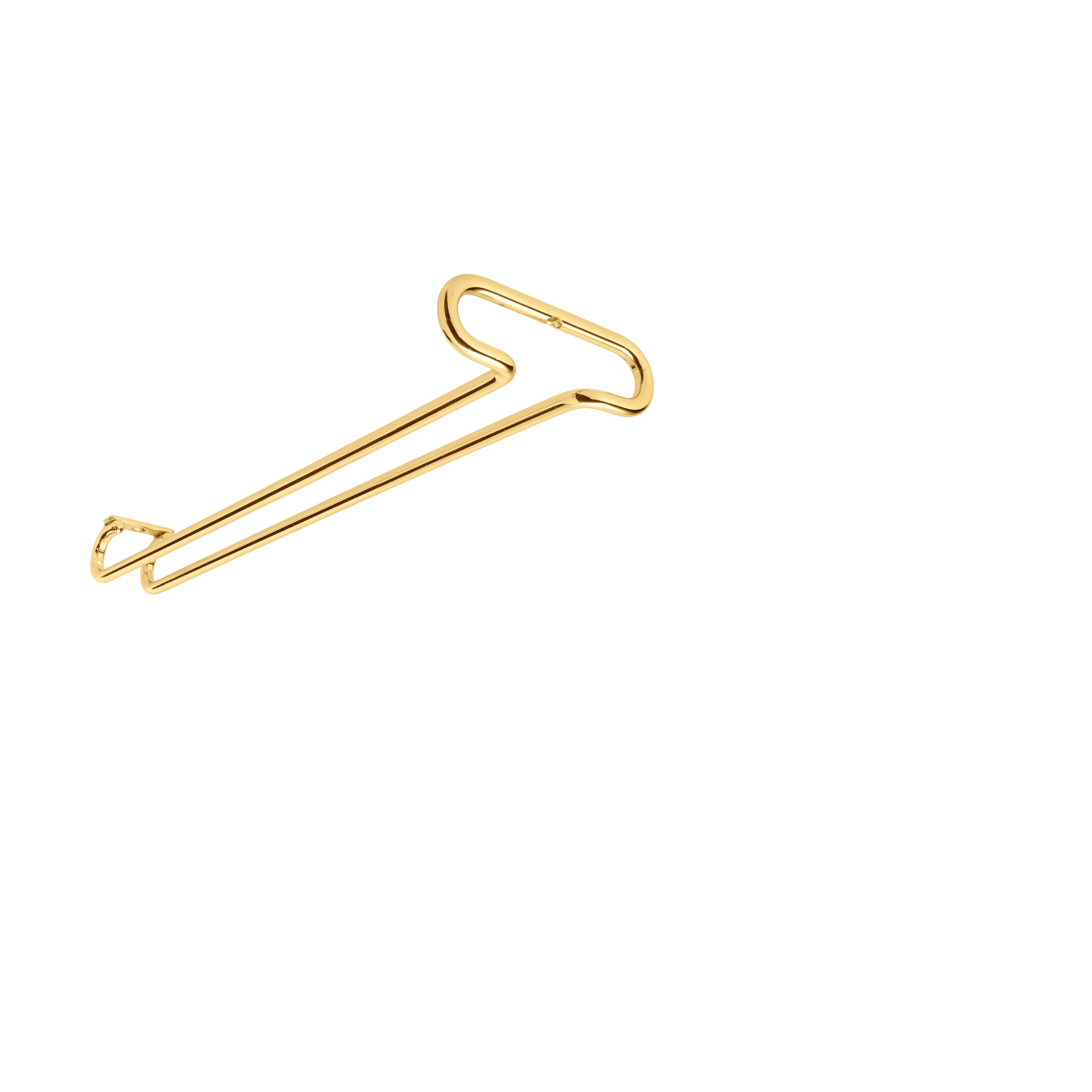 16 in Brass Under Cabinet Stemware Holder Brass  4.25 in (108 mm) W x 16 in (406 mm) D x 1.5 in (38 mm) H