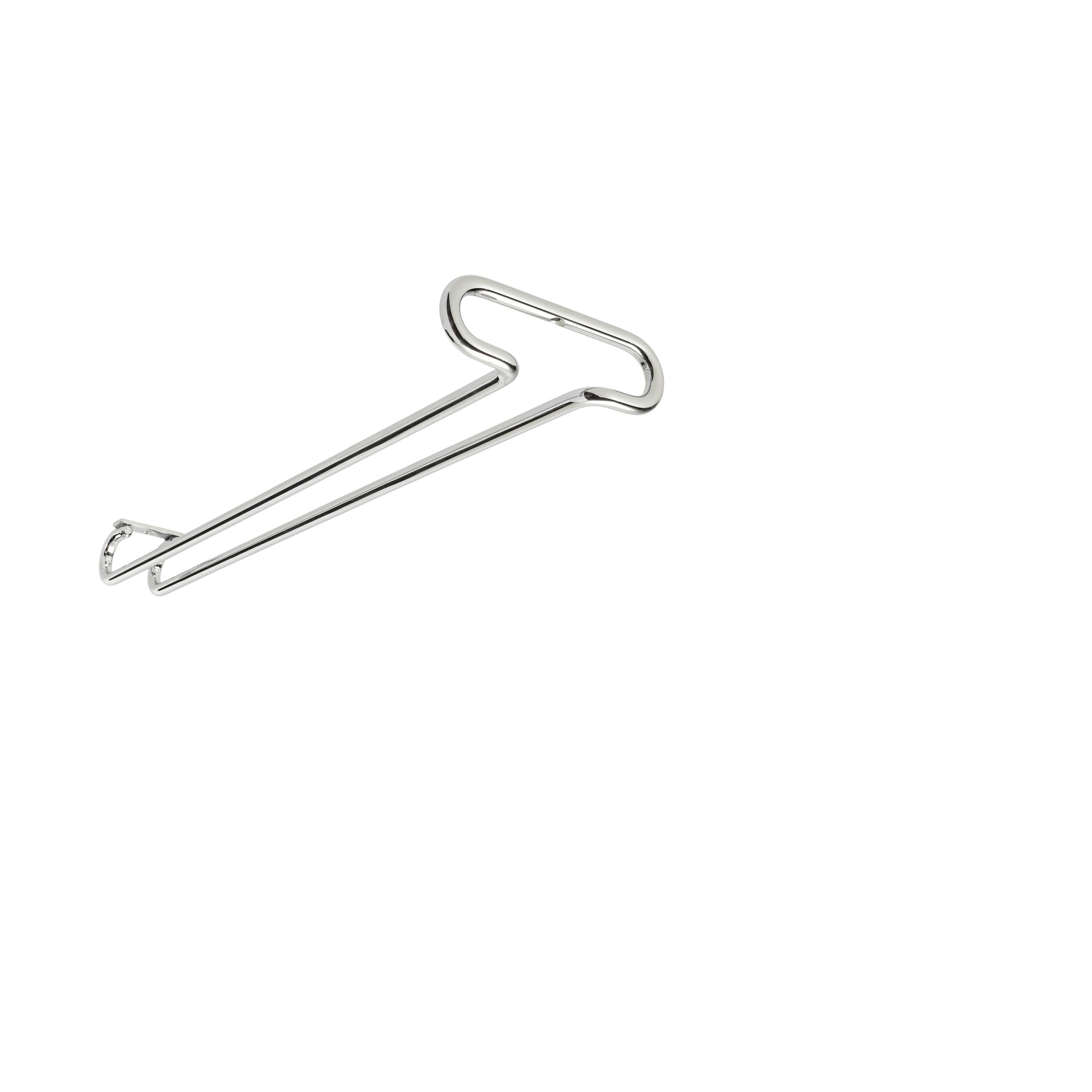 16 in Chrome Under Cabinet Stemware Holder Chrome  4.25 in (108 mm) W x 16 in (406 mm) D x 1.5 in (38 mm) H